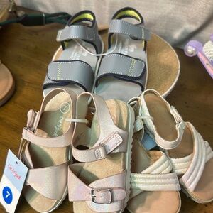 Kids Glitter Pink Sandals - Cat & Jack